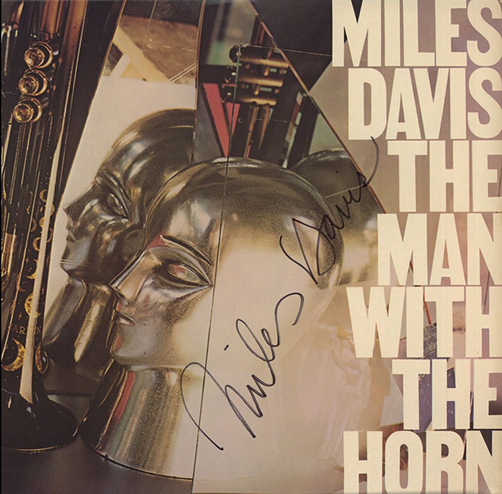 Miles Davis Signed The Man with the Horn Album