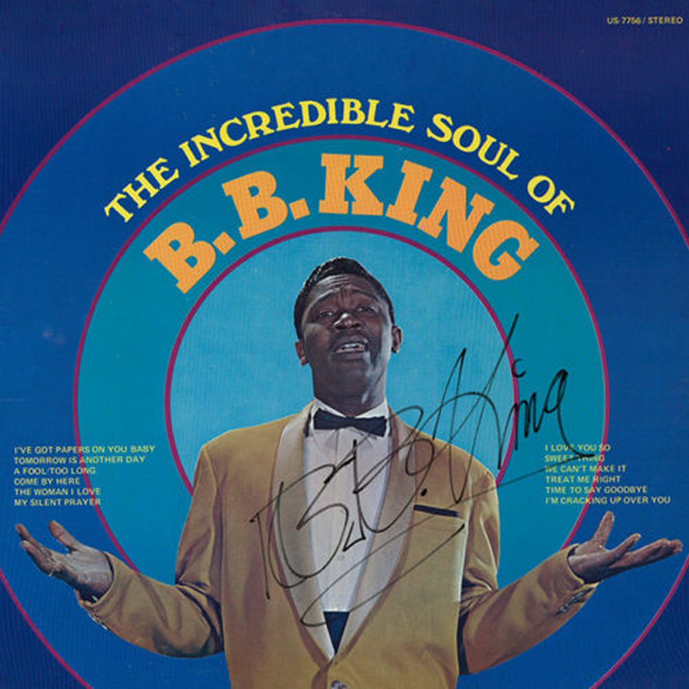 B.B. King Signed The Incredible Soul Album