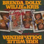 Brenda, Dolly, Willy & Kris Signed The Winning Hand Album