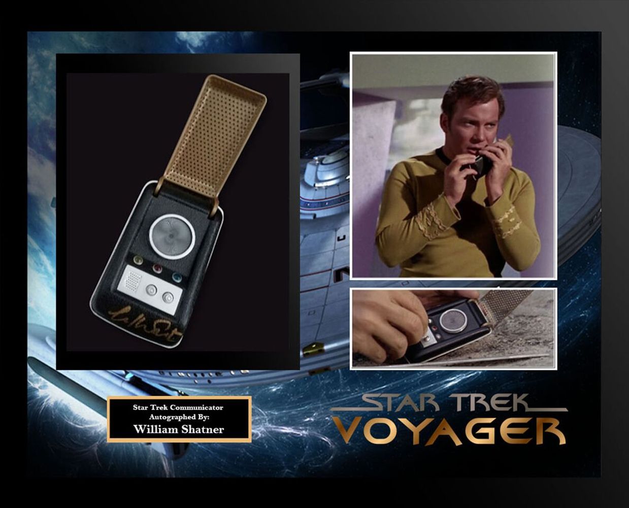 Star Trek Framed Signed Communicator