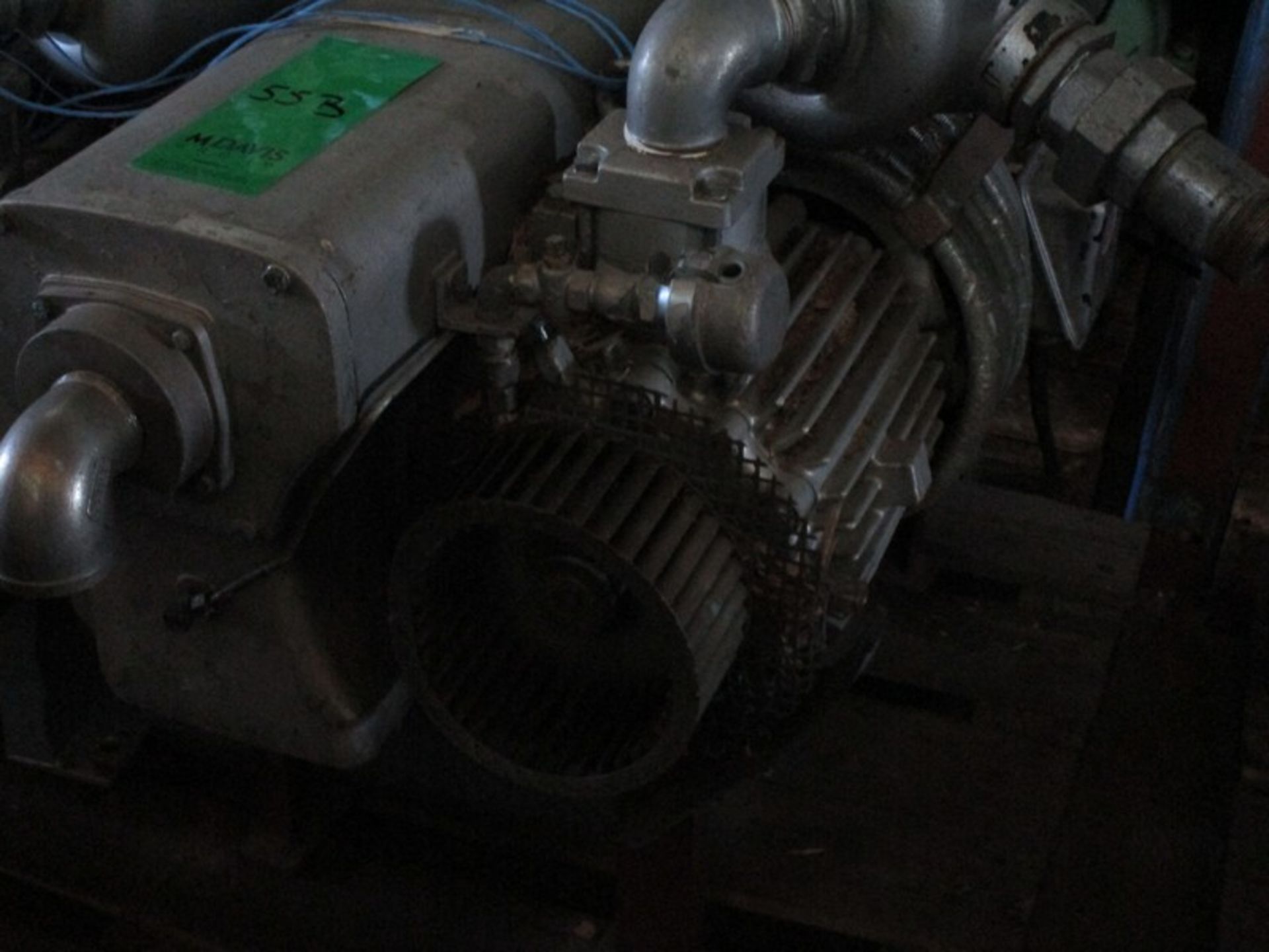 Vacuum pump vacuum compressor 20 mbar, Manufacturer: Busch UUU, Type: RC 0250 B, p = 20 hPa ( - Image 3 of 3