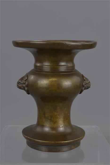 A CHINESE BRONZE VASE - Image 2 of 9