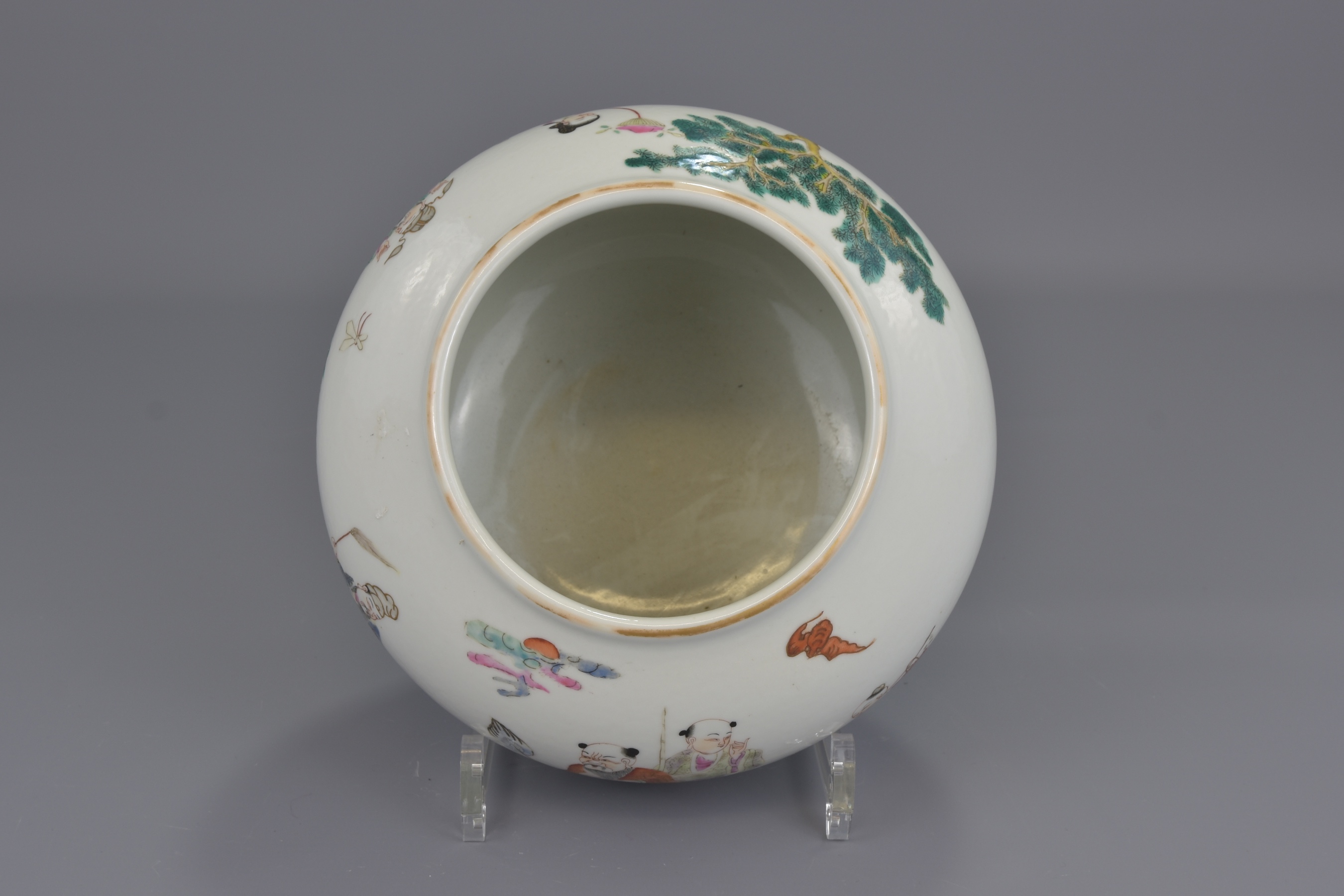 A LARGE CHINESE XIANGFENG PERIOD PORCELAIN BRUSH WASHER - Image 8 of 8