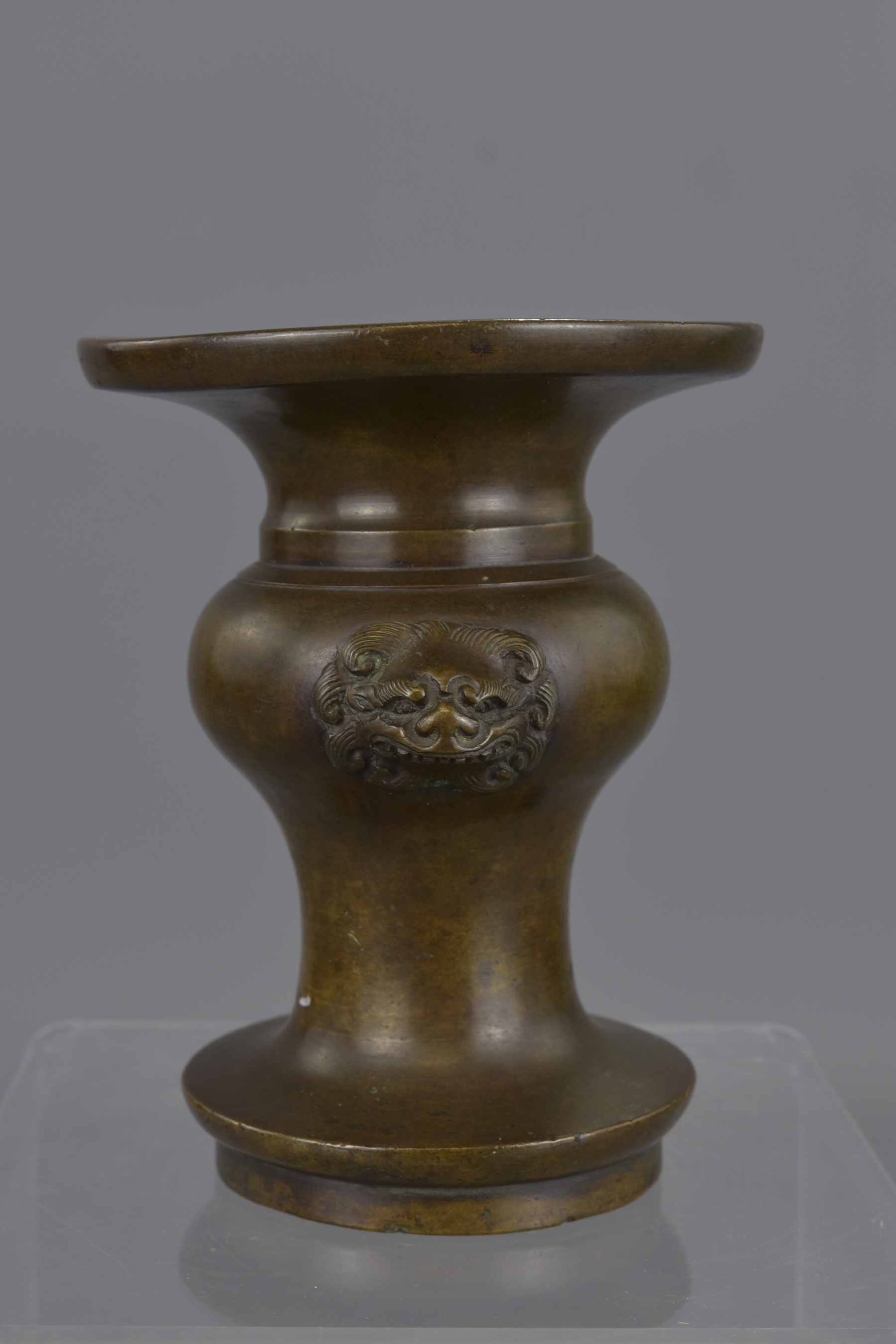 A CHINESE BRONZE VASE - Image 7 of 9