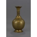 A MIDDLE EASTERN BRONZE VASE