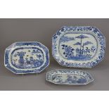 THREE 18TH C. CHINESE PORCELAIN DISHES