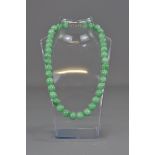 JADE BEADED NECKALCE