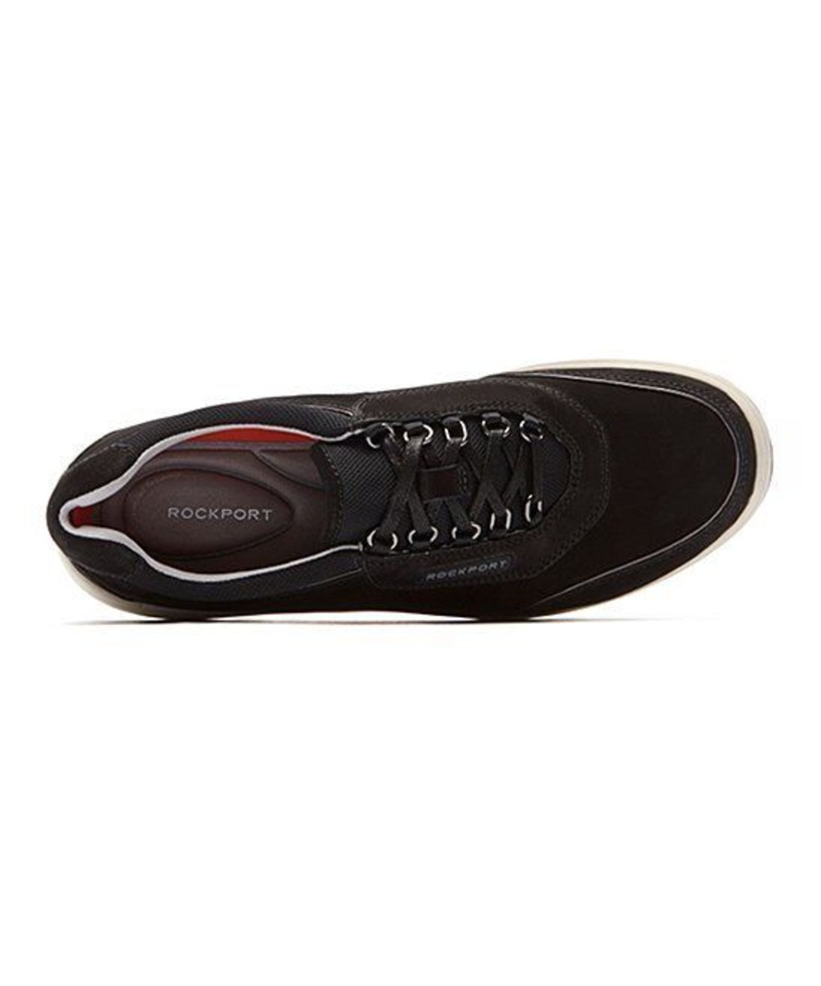 Rockport Black Wingtip Mudguard Nubuck Leather Sneaker (Uk Size 6.5:Us Size 9) (New with box) [ - Image 4 of 5