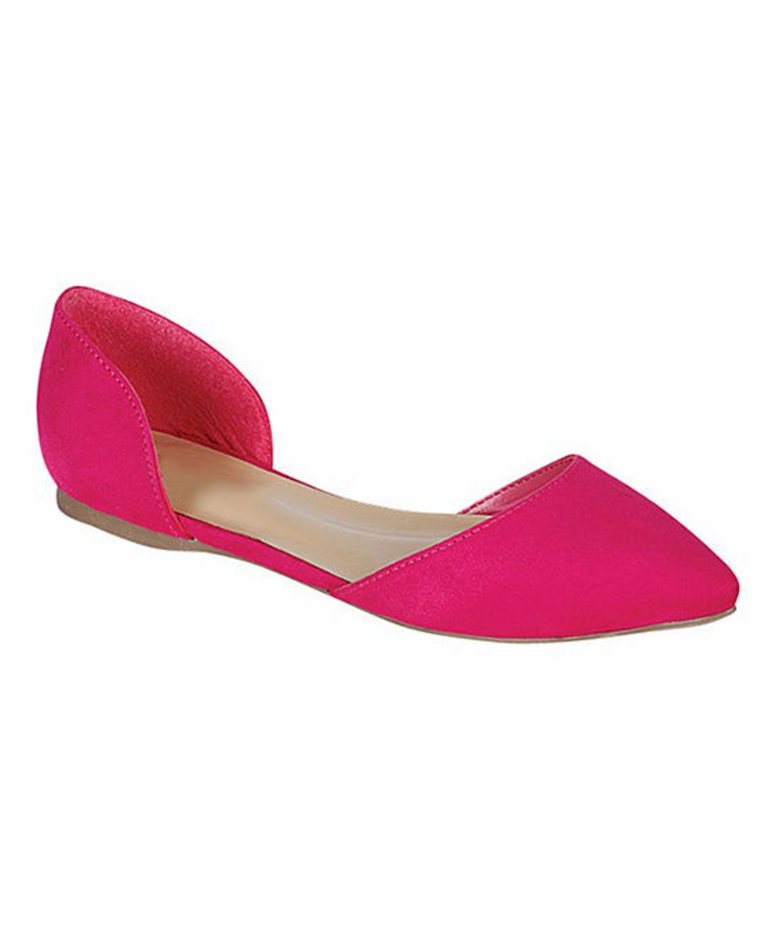 Breckelle's Fuchsia Dolley D'Orsay Flat (Uk Size 5.5:Us Size 8) (New with box) [Ref: 35310961- E-