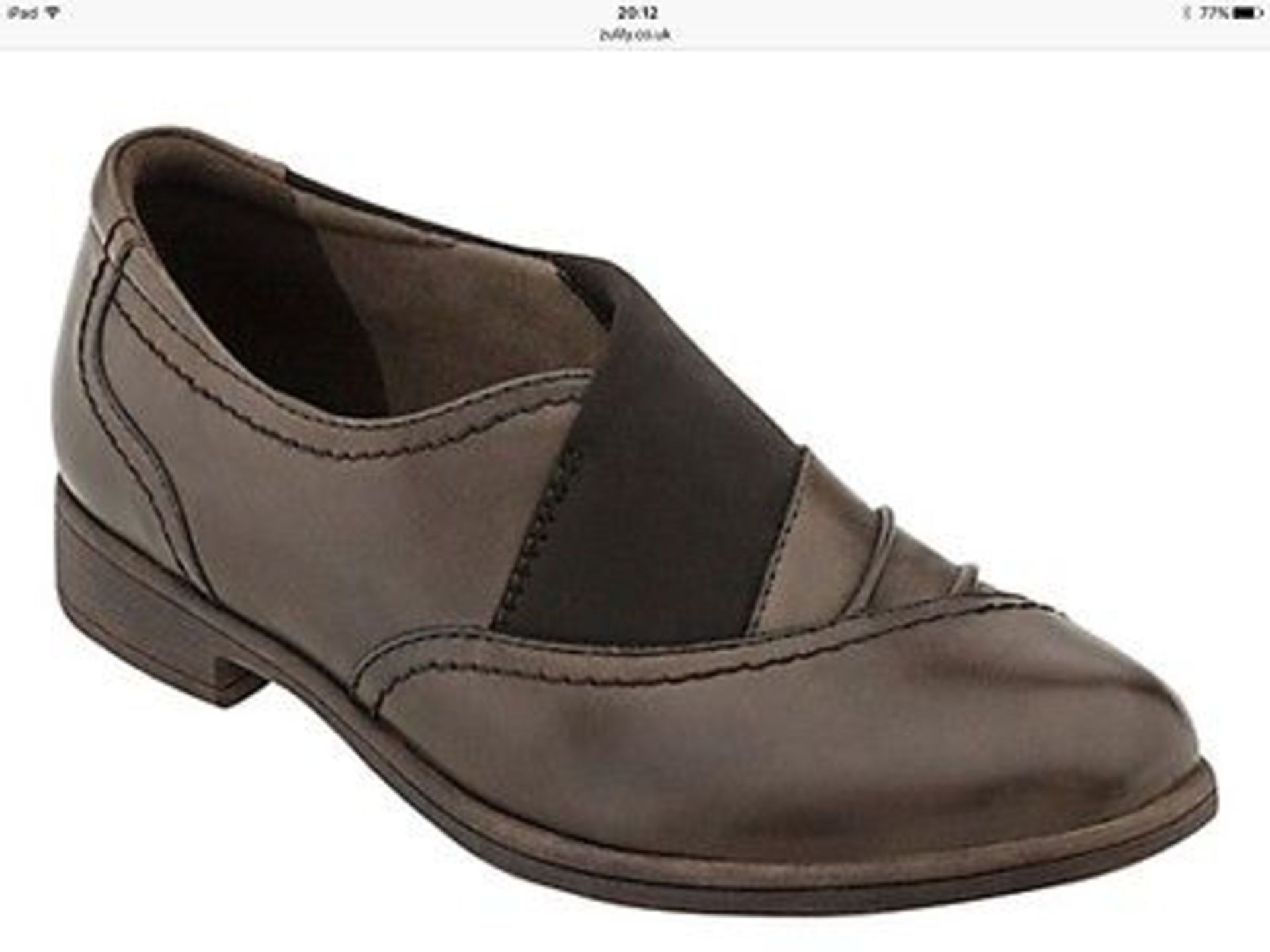 earth Stratton Bark Leather Loafer, size 7 (New with box) [Ref: H-002]