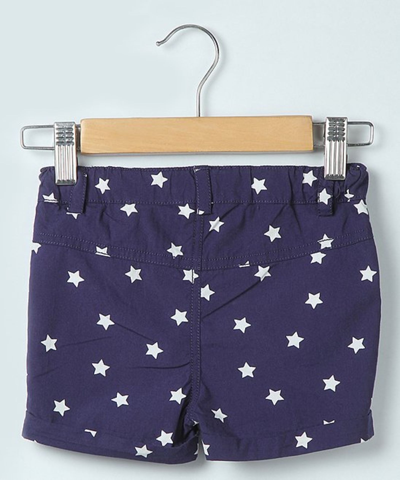 Navy Star Shorts - Infant, Toddler & Girls - Image 2 of 3