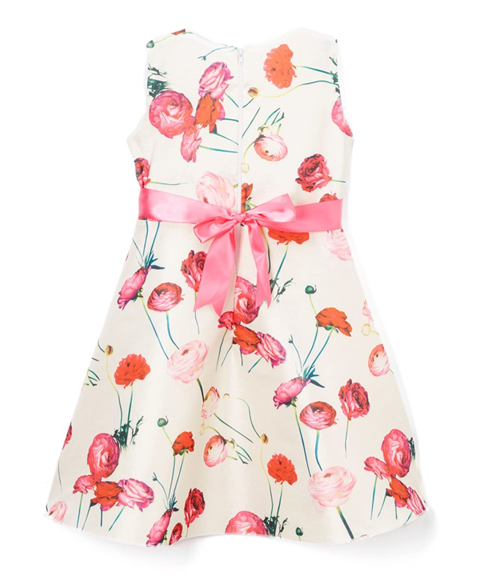 Light Yellow Floral A-Line Dress - Toddler & Girls - Image 2 of 2