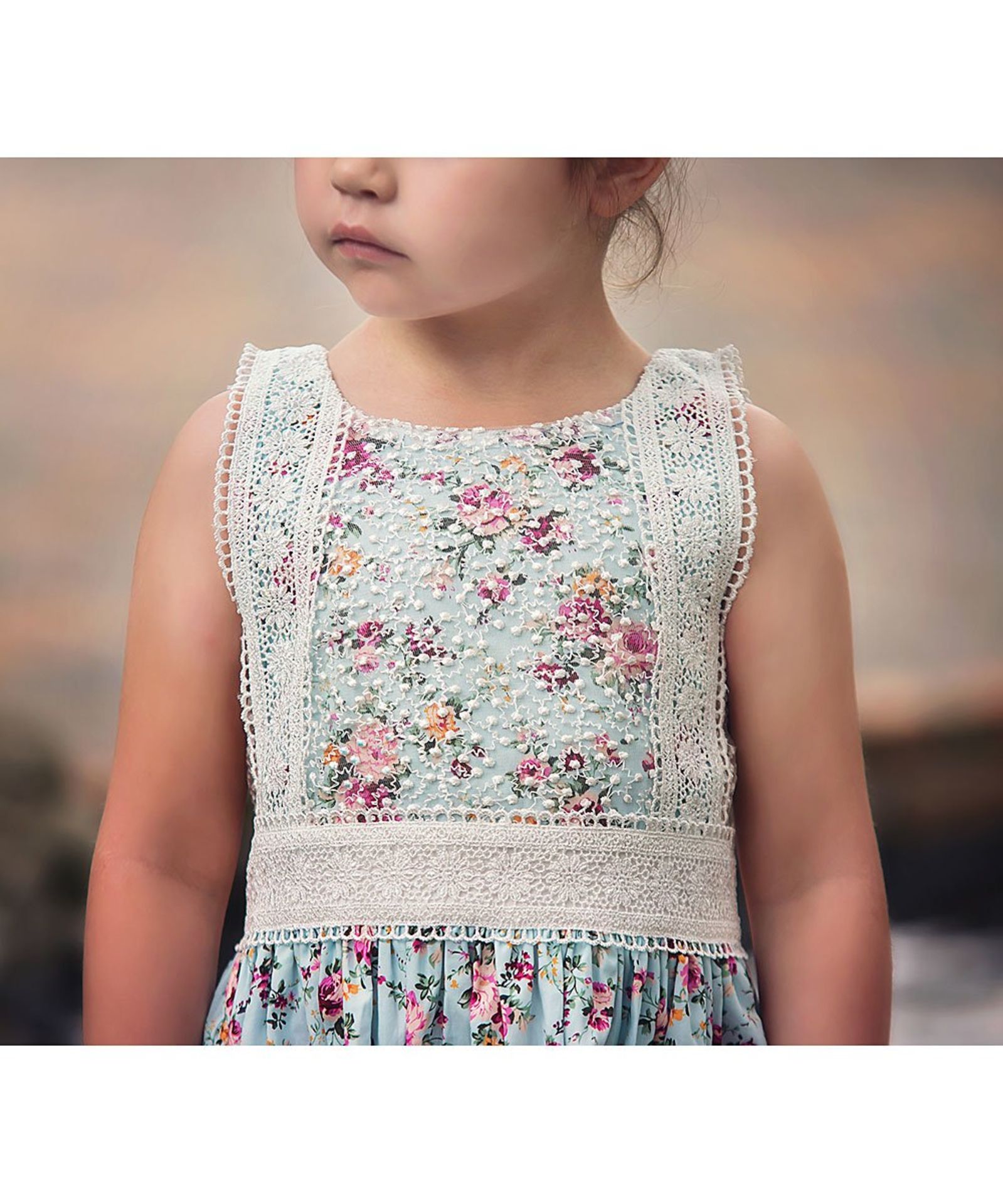 Petit Fleur Blue Delphine Dress - Infant & Toddler - Image 2 of 3