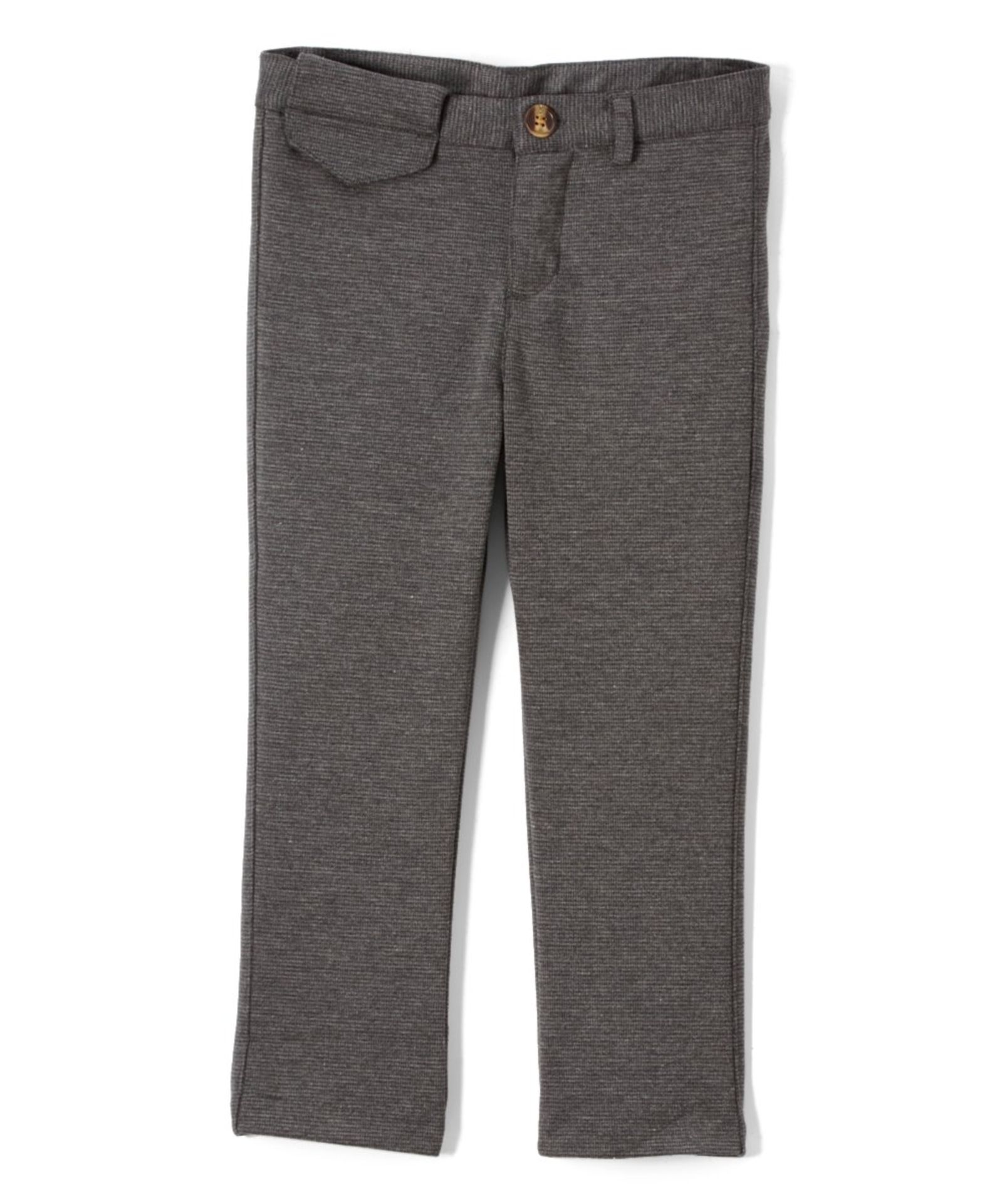Gray Pocket-Flap Straight-Leg Pants - Infant, Toddler & Boys