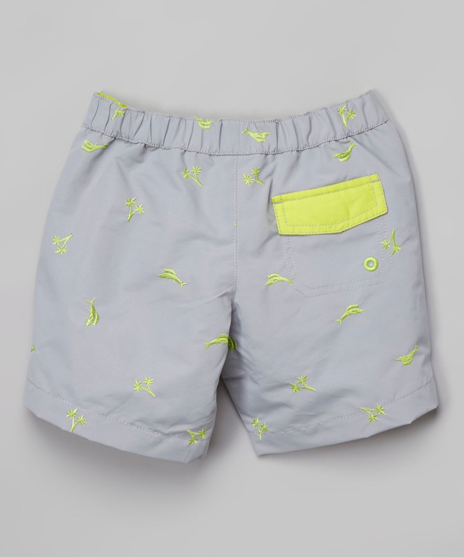 Gray Tropical Boardshorts - Infant - Image 2 of 2