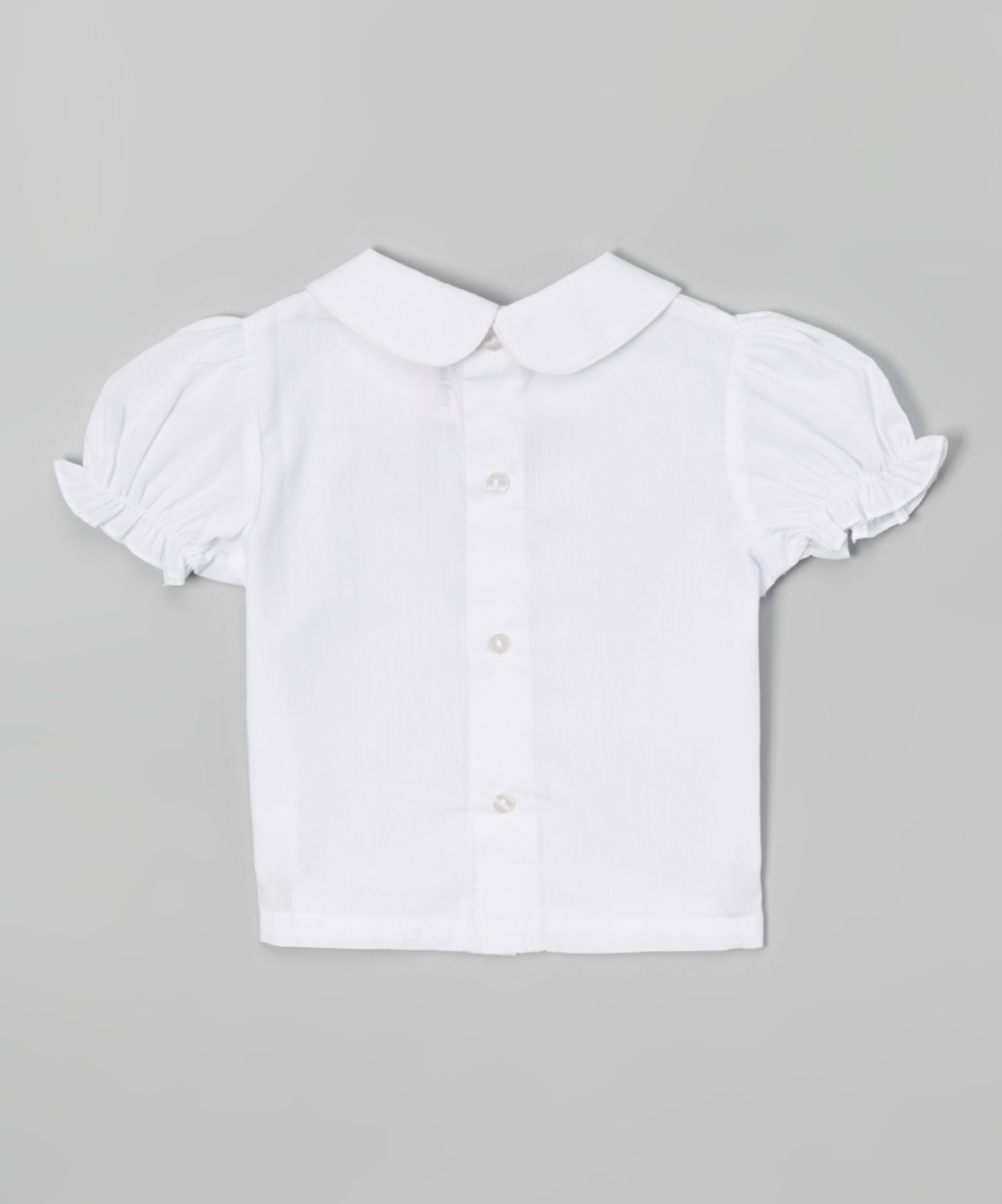 White Puffy-Sleeve Top - Toddler - Image 2 of 2