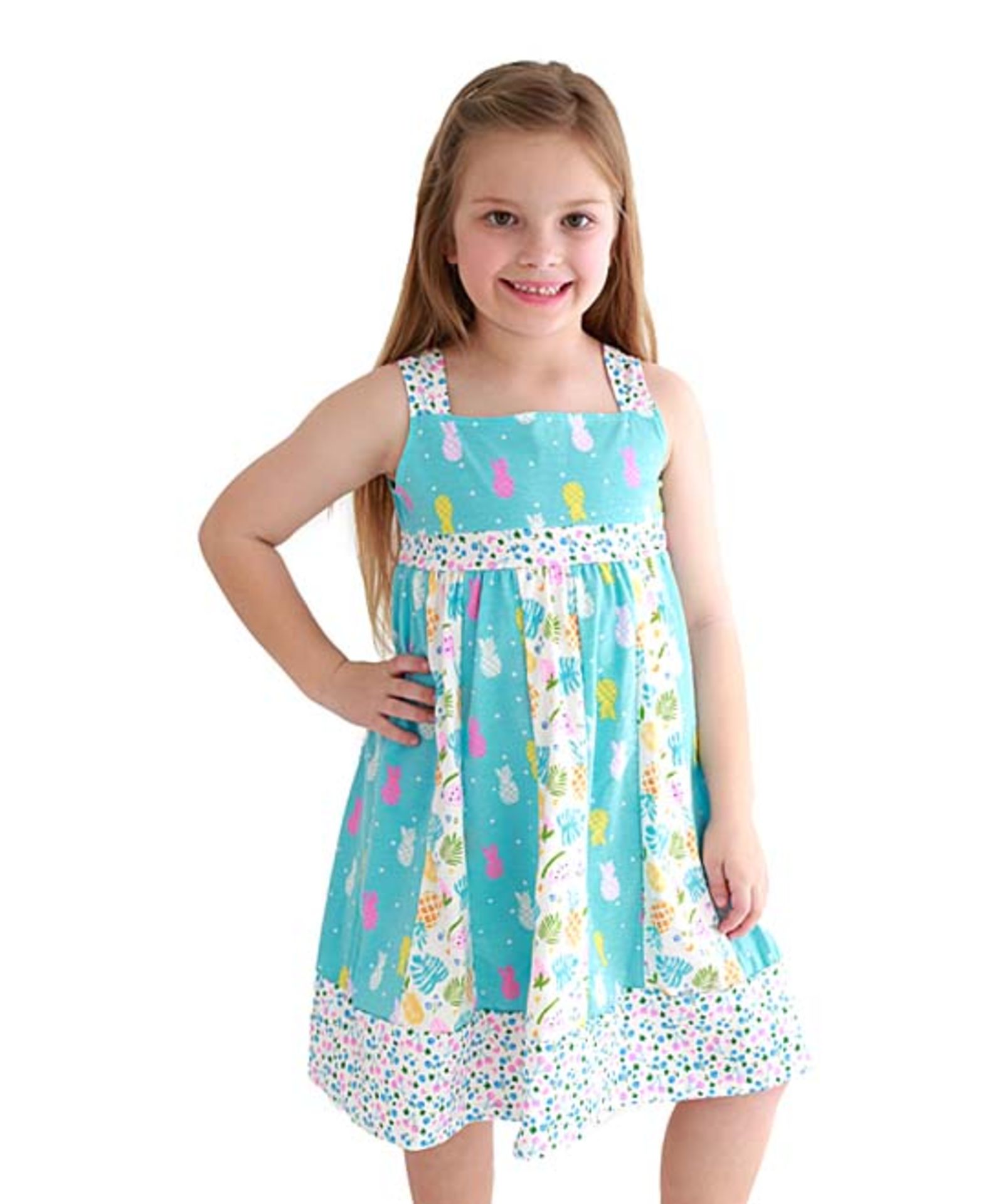 Blue Summertime Rachel Dress - Toddler