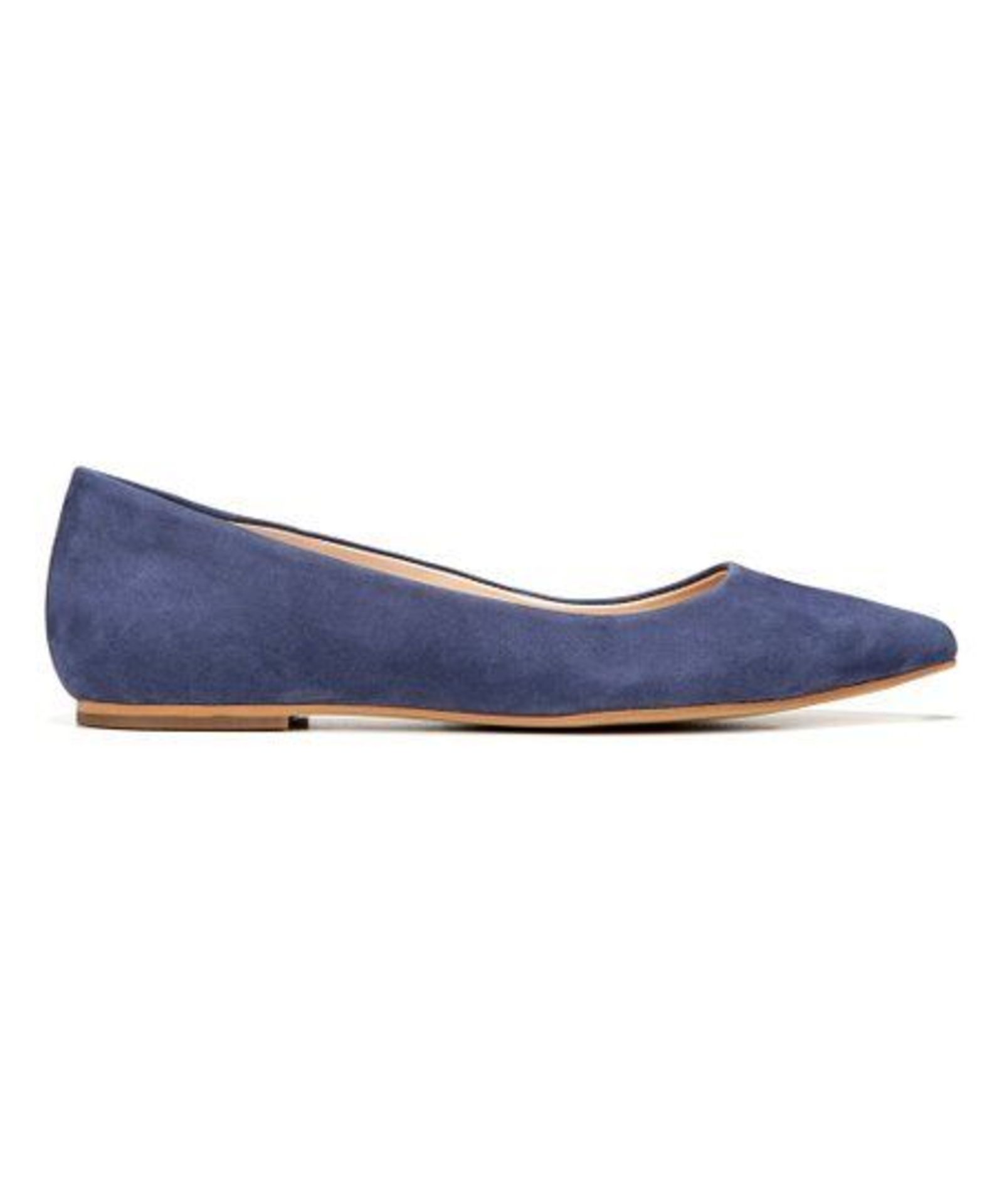 Dr. Scholl'S Dress Blue Kimber Leather Flat (Uk Size:7.5/Us Size:9.5) (New With Box) [Ref: - Image 2 of 5