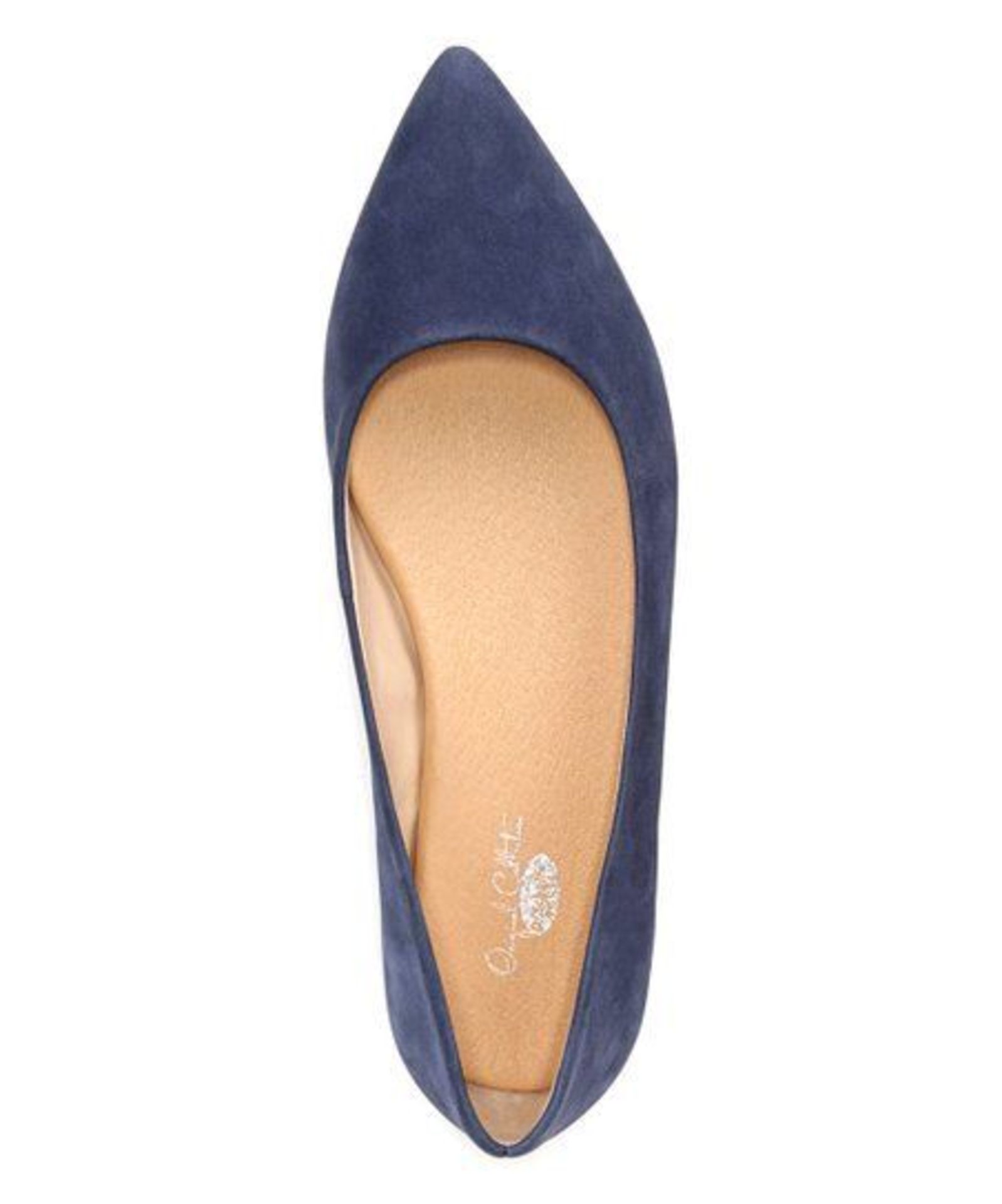 Dr. Scholl'S Dress Blue Kimber Leather Flat (Uk Size:7.5/Us Size:9.5) (New With Box) [Ref: - Image 4 of 5