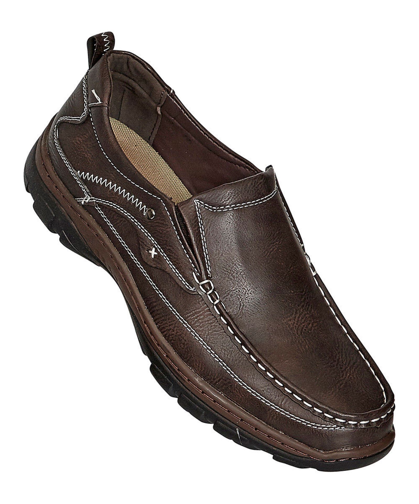 Aldo Rossini Brown Indiana Loafer (Uk Size:7.5/Us Size:8.5) (New With Box) [Ref: 53438040-B-001-Mi]