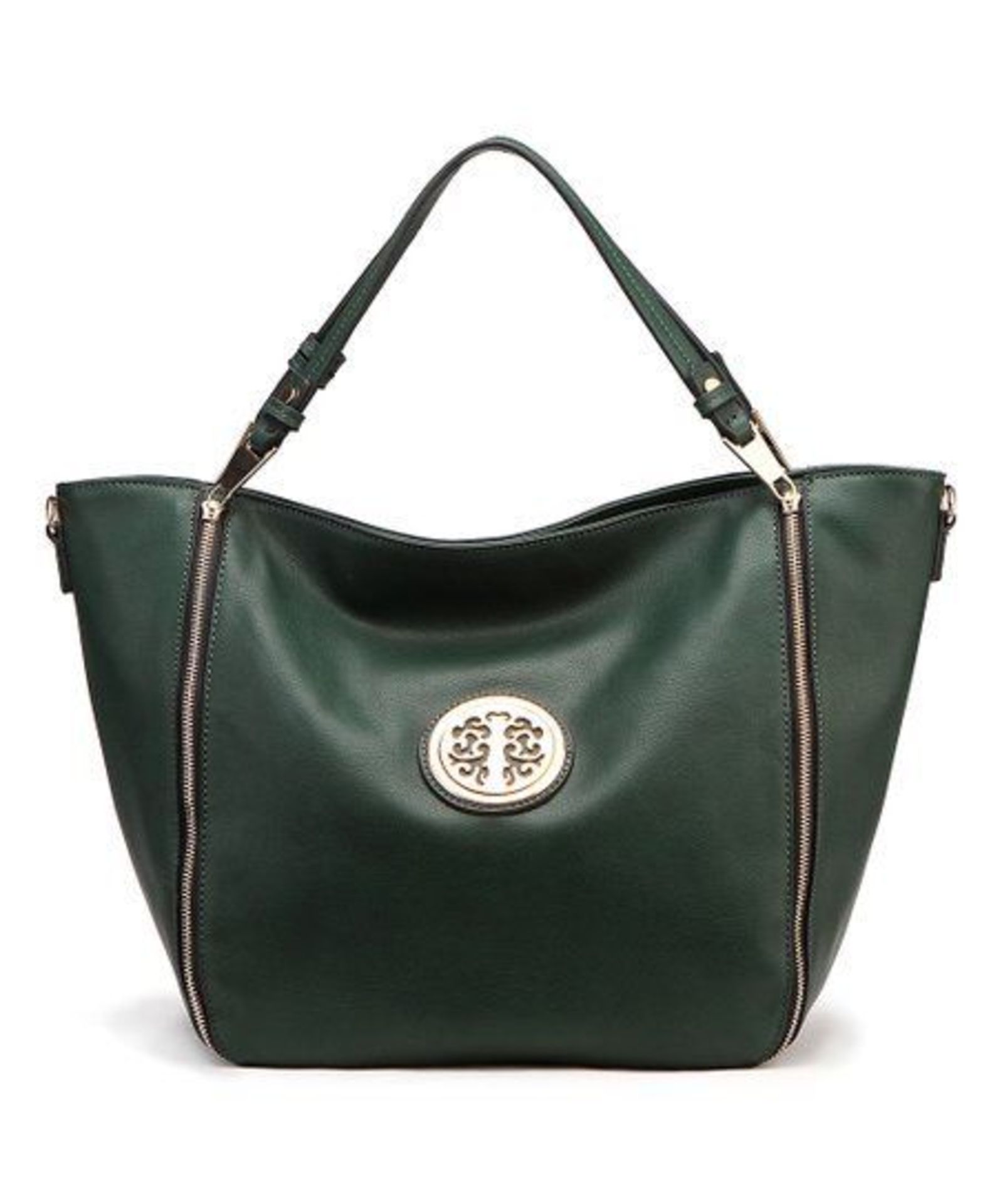 Mkf Collection By Mia K. Farrow Green Medallion Tote (New With Tags) [Ref: 30010178-Mi-Tub 10-Mi]