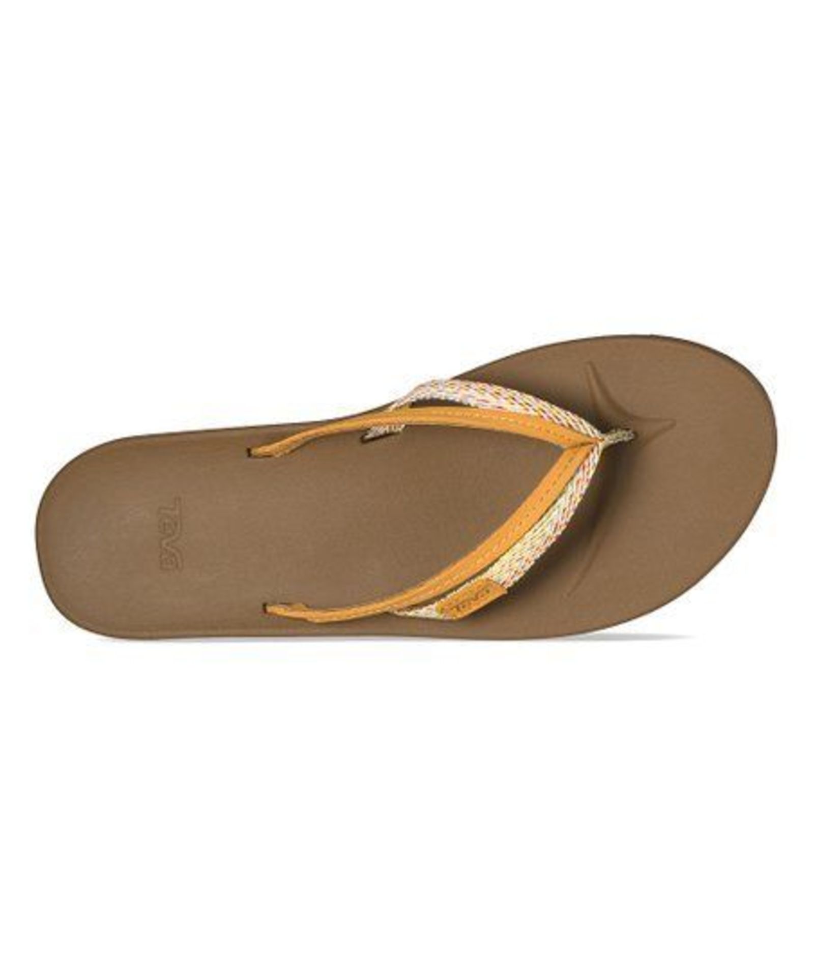 Teva Tan Azure 2-Strap Flip-Flop Uk Size:4 (New With Box) [Ref: 54275435-B-002-Tf] - Image 5 of 5