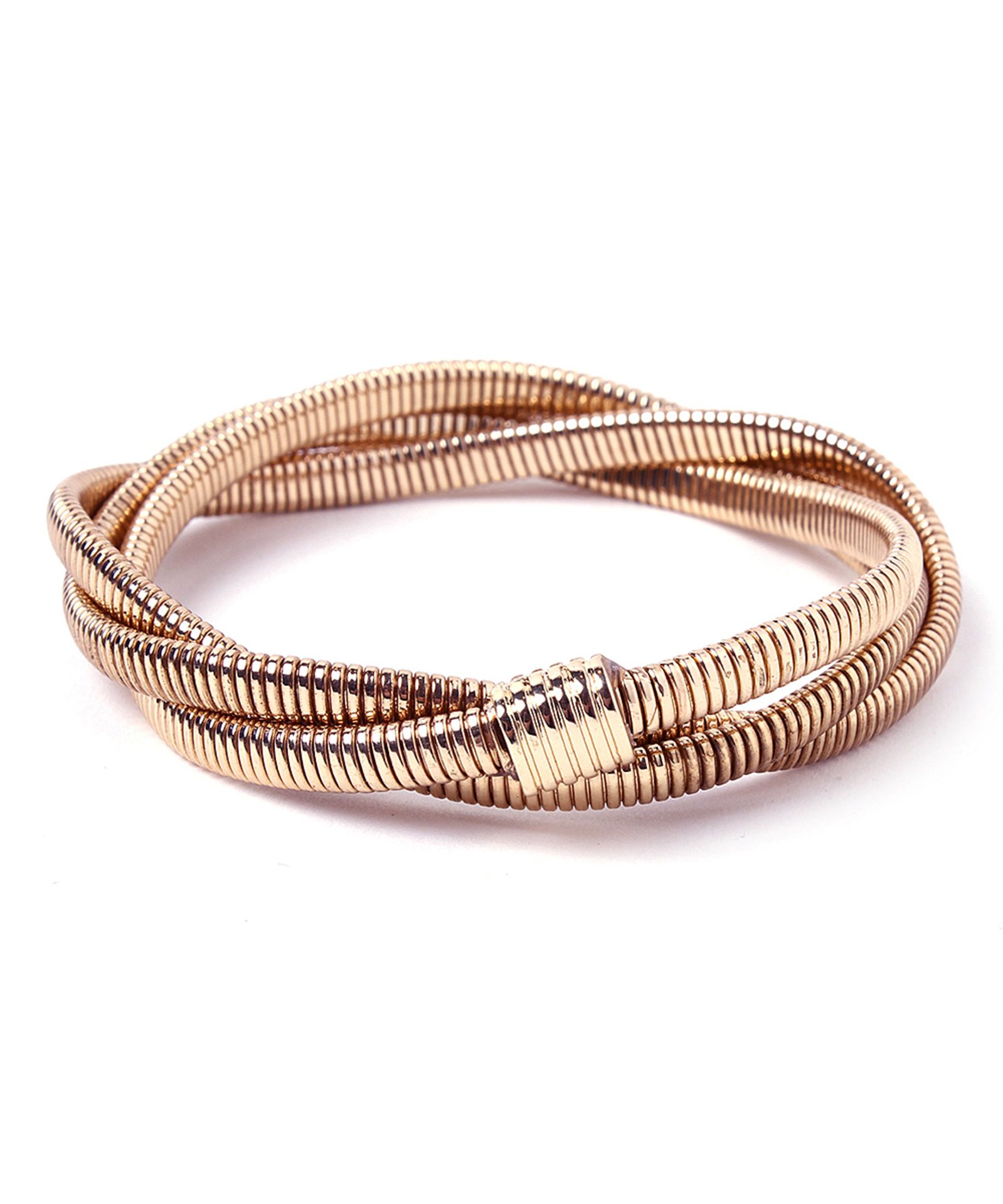 Amrita Singh Rose Goldtone Omega Wrap Bracelet (Size: One Size) [Ref: 47915444-Box 1]