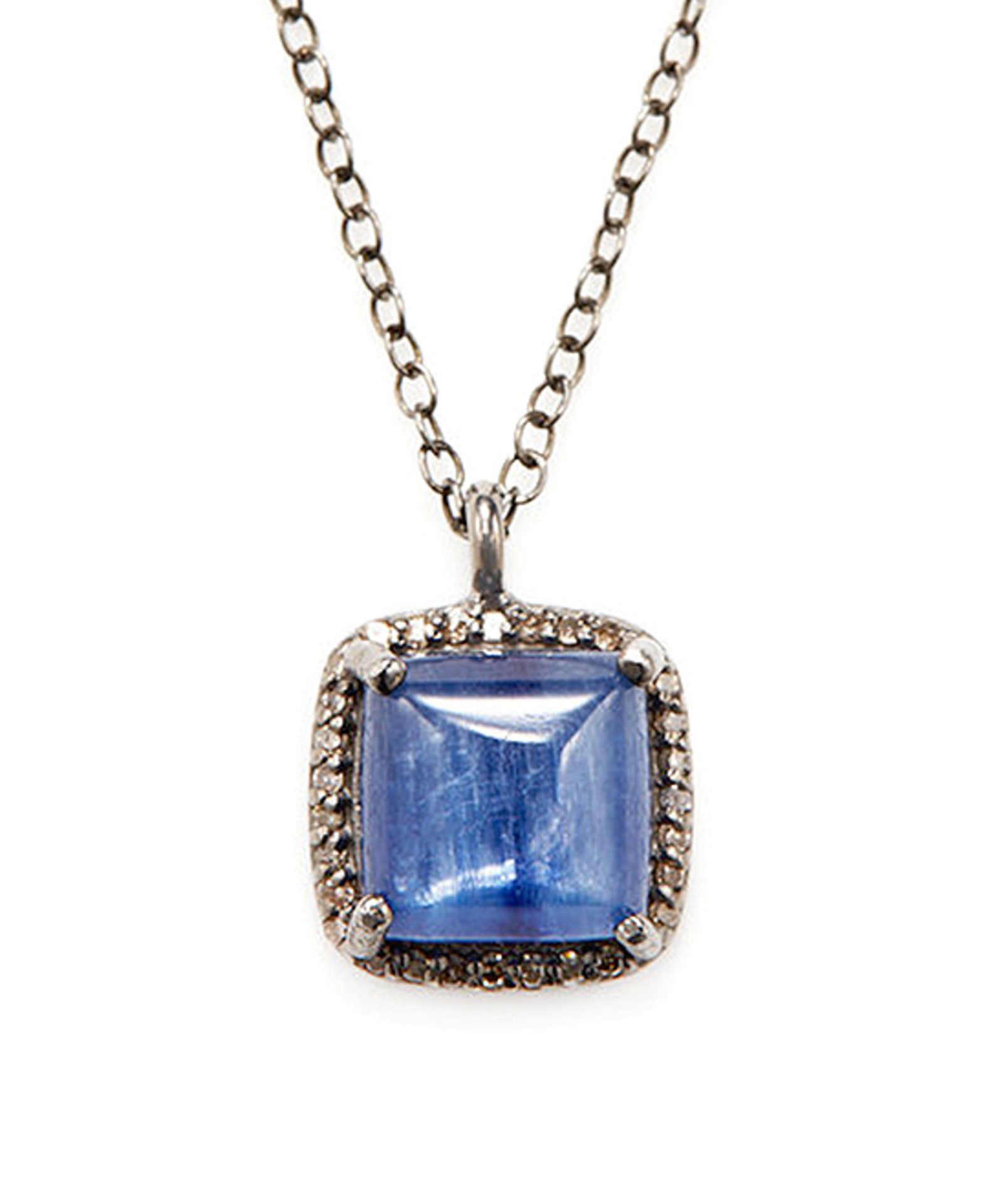 Adornia 0.7-Tw Champagne Diamond & Kyanite Zora Pendant Necklace (Size: One Size) [Ref: 55469414-Box