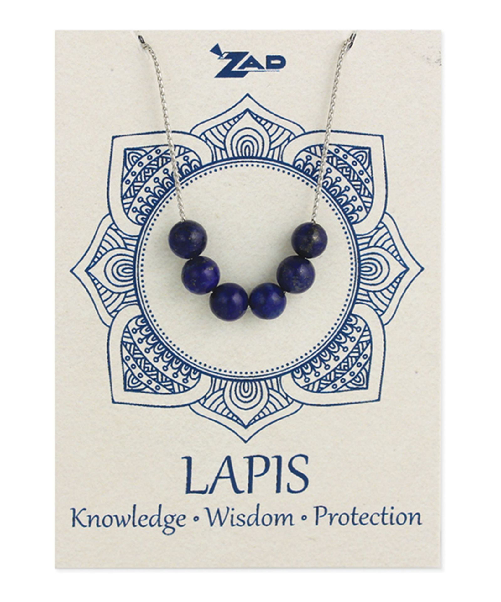 Zad Lapis Lazuli Six-Stone Bead Necklace (Size: One Size ) [Ref: 42825157-Box 1]