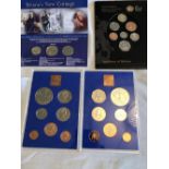 A collection of Brilliant Uncirculated coinage.