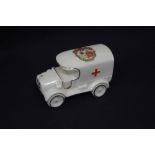 An Arcadian crested ware WWI ambulance.