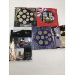 Royal Mint United Kingdom Brilliant Uncirculated Coins collection.