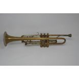 A 1950s-1960s Sterling Super Selmer London trumpet.