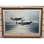 Three framed and glazed Royal Air Force prints.