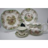 A Copeland Spode "Spode's Byron" pattern part dinner/tea/coffee service.