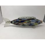 A 1970s Murano glass fish.