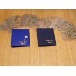 A significant collection of various bank notes from South America in two albums (114 in total).