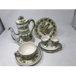 A two setting QUIMPER breakfast set.