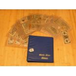 A fine collection of Mexican Bank notes in an album (60 in total).