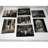 A selection of nine original WWI photographs and press photographs.