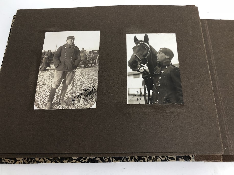 A personal photograph album showing the officers and men of the German 12th Feldartillerie-Brigade. - Image 3 of 5