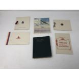 Five original WWII Christmas cards and the Aircraft and Raid Spotter's Note Book.