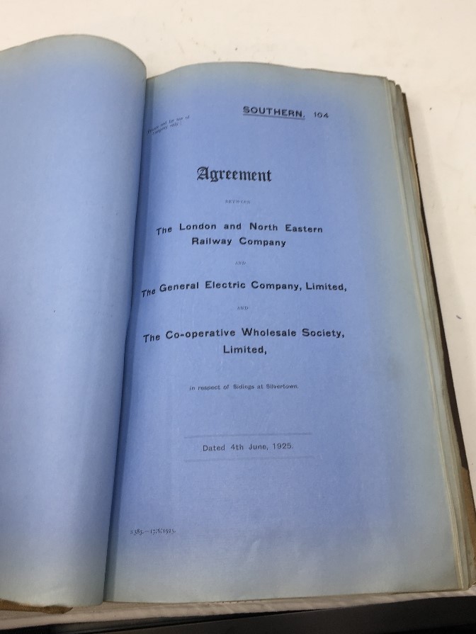 A rare single volume titled L.N.E.R. Agreements 1925 Vol. 3. - Image 4 of 5