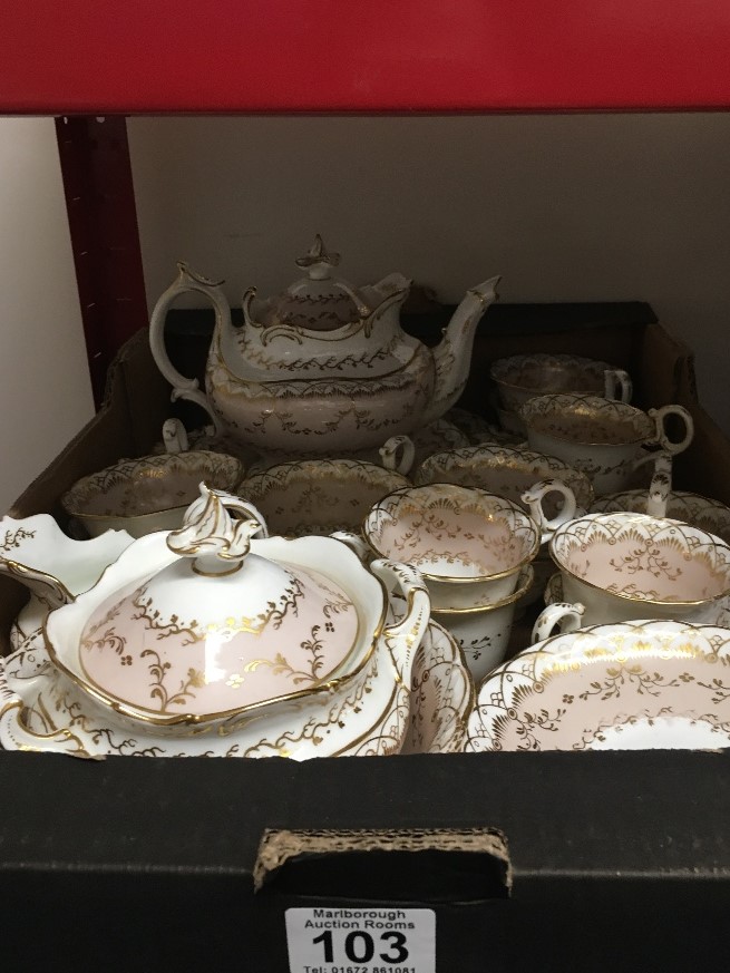 A 19th Century china tea set, pattern number 8669. 31 pieces. - Image 4 of 4
