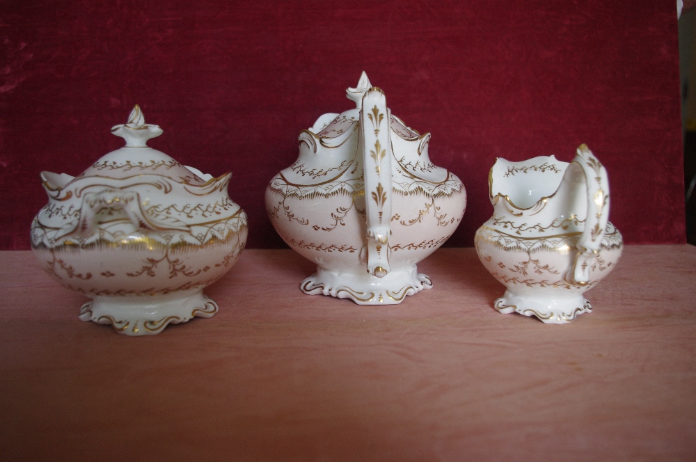 A 19th Century china tea set, pattern number 8669. 31 pieces. - Image 2 of 4