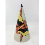 A signed Lorna Bailey conical sugar sifter.