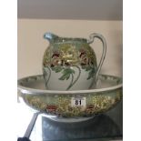 An F. Winkle Kelm Scott Art Nouveau jug and bowl set.