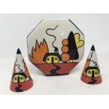 Three signed Lorna Bailey ceramics.