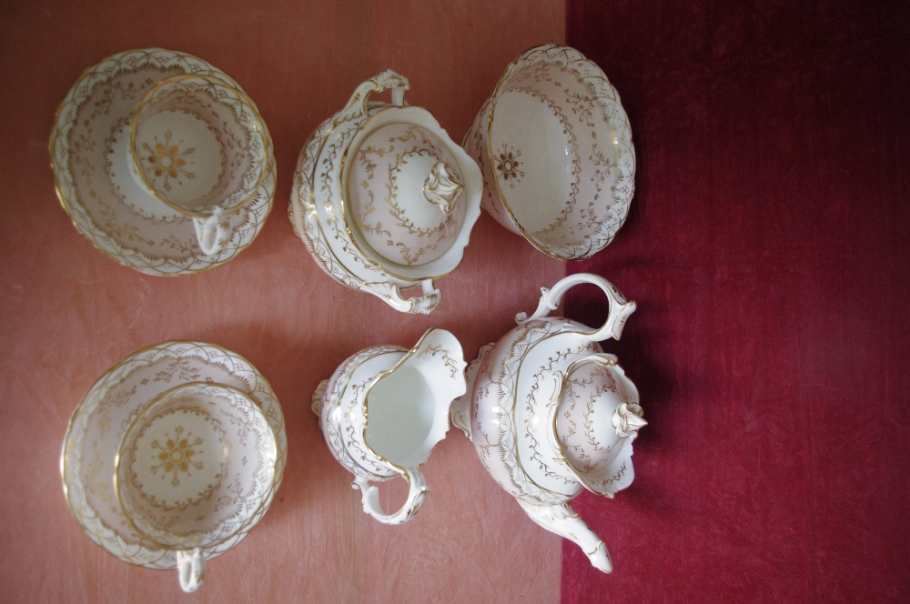 A 19th Century china tea set, pattern number 8669. 31 pieces. - Image 3 of 4