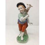 A Dresden porcelain figure.